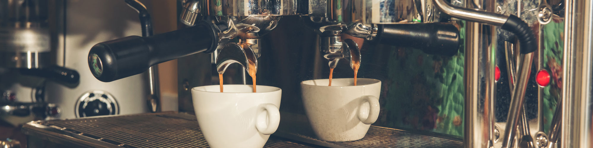 Hand Make Coffee Shot With The Espresso Machine In The Espresso